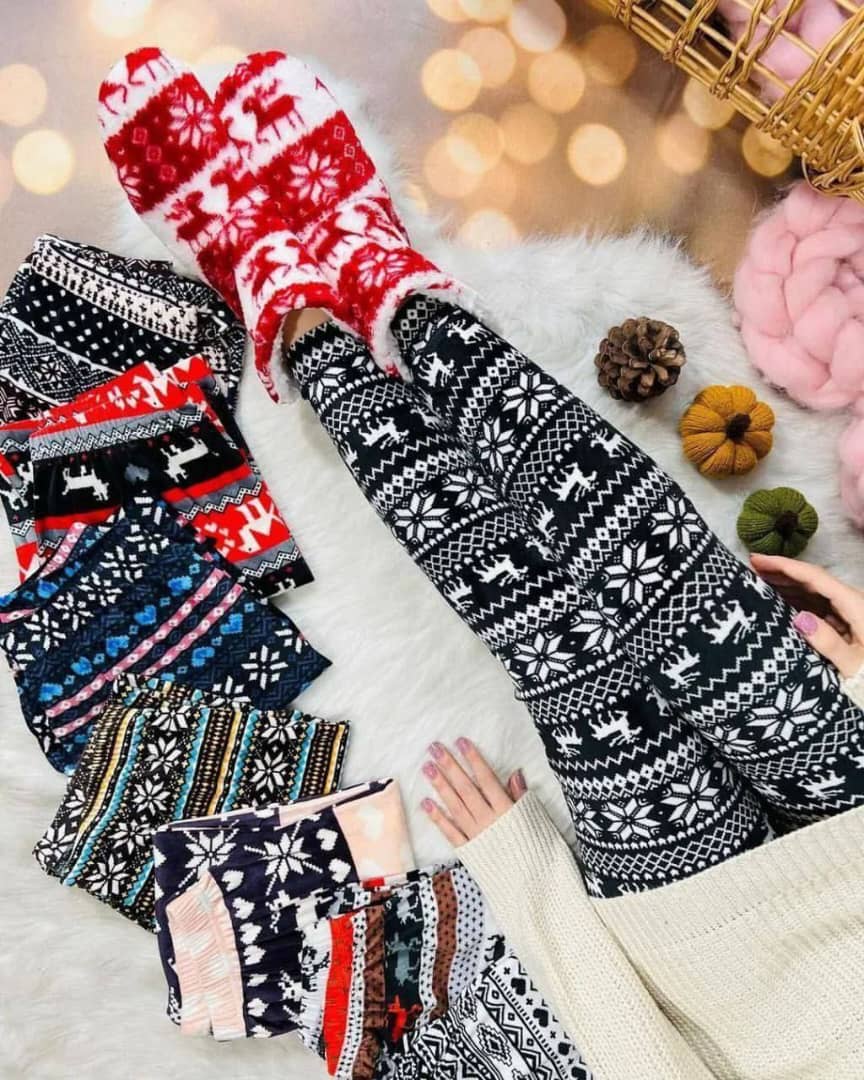 فروش عمده شلوار مخمل کریسمس جنس عالی